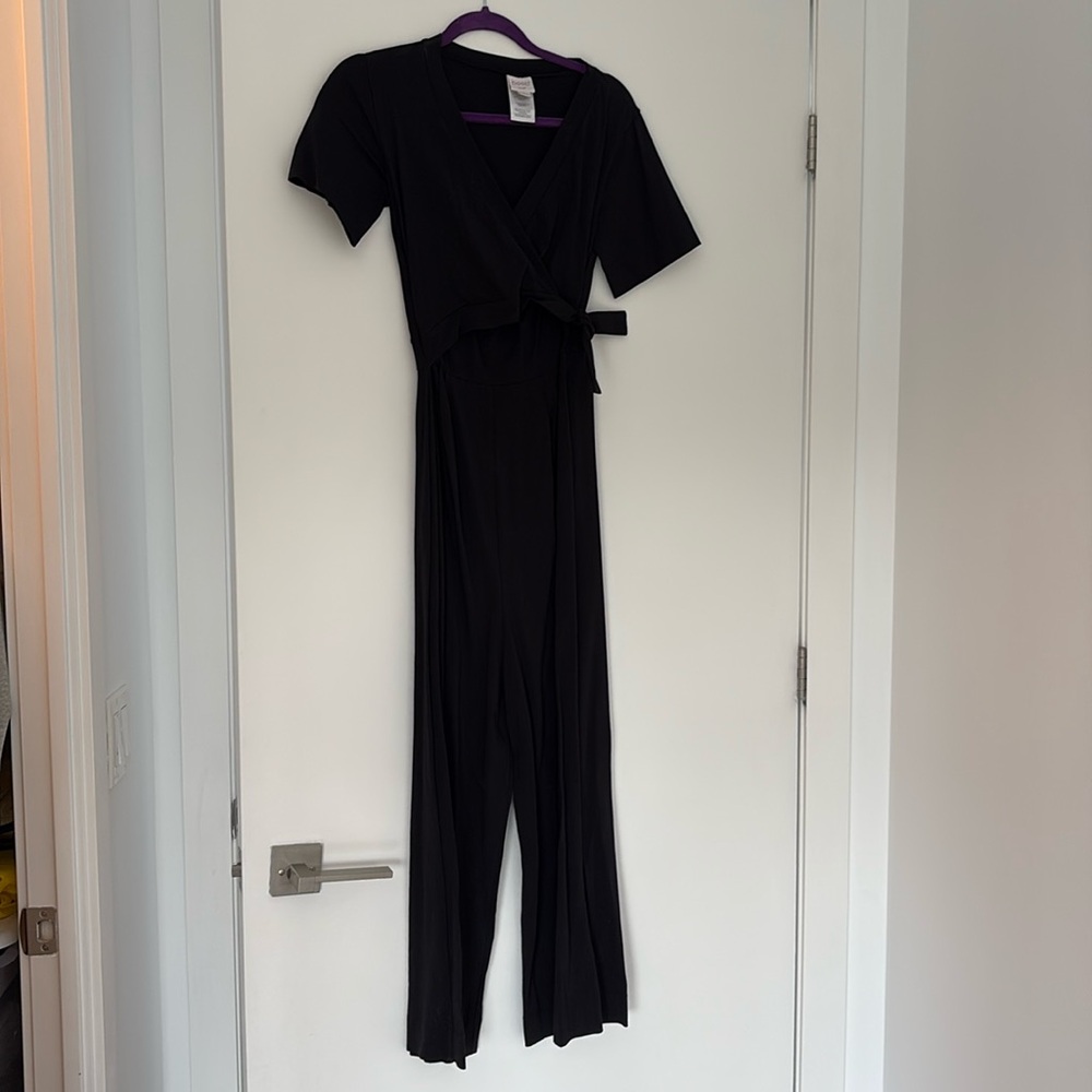 Maternity or nursing romper. Black size small by boob design
